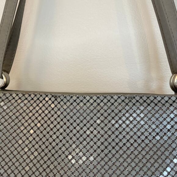Whiting & Davis Gray Metal Mesh Shoulder Bag - Picture 2 of 9
